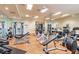 Well-equipped gym featuring modern exercise machines and free weights at 1540 Gulf Blvd # 1705, Clearwater, FL 33767