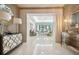Elegant lobby with seating areas, modern decor, and bright natural light at 1540 Gulf Blvd # 1705, Clearwater, FL 33767
