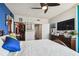 Spacious main bedroom showcasing a closet, ensuite, and comfortable furnishings at 1540 Gulf Blvd # 1705, Clearwater, FL 33767