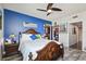 Inviting main bedroom with ensuite, walk-in closet, and classic wooden furnishings at 1540 Gulf Blvd # 1705, Clearwater, FL 33767