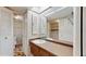 Bathroom with vanity, sink, and toilet at 1655 S Highland Ave # D238, Clearwater, FL 33756