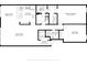 Two-bedroom, two-bath condo floor plan with open living area at 1655 S Highland Ave # D238, Clearwater, FL 33756