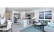 Open floorplan with kitchen, living room, and dining area at 2073 Hallier Cv, Wesley Chapel, FL 33543
