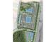Community site map showing the location of homes, parks, and other amenities at 2073 Hallier Cv, Wesley Chapel, FL 33543