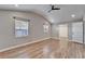 Spacious bedroom with wood floors and ceiling fan at 3005 E Shadowlawn Ave, Tampa, FL 33610