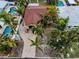 Bird's eye view of single Gathering home and surrounding area at 311 15Th Ave, Indian Rocks Beach, FL 33785