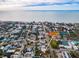 Aerial view showing home's location near the beach at 311 15Th Ave, Indian Rocks Beach, FL 33785