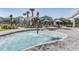 Community splash pad offers shallow water and water features for a fun experience on a sunny day at 3888 Almond Brook Blvd, Land O Lakes, FL 34638