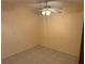 Bedroom with tile flooring and ceiling fan at 2042 Australia W Way # 74, Clearwater, FL 33763