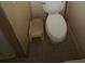 Bathroom featuring a toilet and a step stool at 10120 N Aster Ave, Tampa, FL 33612