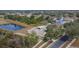 Home's location shown in a wide aerial view of the neighborhood at 11206 Silver Fern Way, Riverview, FL 33569