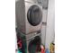 Stackable washer and dryer for compact laundry convenience at 12368 70Th St, Largo, FL 33773