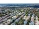 An aerial view of a home surrounded by lush trees and foliage at 2559 Stony Brook Ln, Clearwater, FL 33761