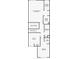 Floorplan showing main bedroom, bathroom, office, and bedroom at 2559 Stony Brook Ln, Clearwater, FL 33761