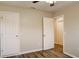 Bedroom with two closets and vinyl flooring at 3241 Rogue St, North Port, FL 34291