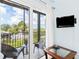 Scenic balcony with waterway views, offering a relaxing outdoor space at 4212 126Th W St # 401, Cortez, FL 34215