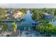 Aerial view of waterfront community at 4643 Bay Crest Dr, Tampa, FL 33615