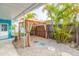 Relaxing backyard with gazebo and gravel patio at 4643 Bay Crest Dr, Tampa, FL 33615