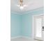 Bedroom with light blue walls and white doors at 4643 Bay Crest Dr, Tampa, FL 33615