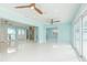 Spacious living area with access to pool and patio at 4643 Bay Crest Dr, Tampa, FL 33615