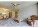 Comfortable living room with plush carpeting, lots of space and natural light at 19701 Gulf Blvd # 328, Indian Shores, FL 33785