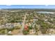 Elevated view of neighborhood, showcasing surrounding businesses and recreational areas at 3623 Whittier St, Tampa, FL 33619