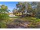 Expansive backyard featuring lush greenery and mature trees for outdoor enjoyment at 4509 Golden Gate Cv, Bradenton, FL 34211