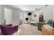 Comfortable living room with ceiling fan and stylish decor at 5914 Falconwood Pl, Lithia, FL 33547