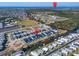Stunning aerial view of waterfront homes with boat access to the Gulf of Mexico at 6536 Simone Shores Cir, Apollo Beach, FL 33572