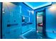 Luxurious bathroom with a glass shower with marble tile and modern fixtures at 6536 Simone Shores Cir, Apollo Beach, FL 33572