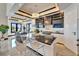 Gourmet kitchen featuring a large island, stainless steel appliances, and pendant lighting at 6536 Simone Shores Cir, Apollo Beach, FL 33572