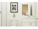 Bright bathroom boasts a white vanity with elegant countertops and a tiled shower at 6841 E 115Th St, Palmetto, FL 34221