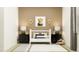 Adorable Bedroom with white crib, black dressers, and lion-themed decor at 6841 E 115Th St, Palmetto, FL 34221