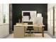 Stylish office with a modern desk, comfortable chair, and bright natural light from large window at 7529 E 116Th St, Palmetto, FL 34221