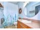 Bathroom with a shower/tub combo and updated vanity at 18531 Lithia Ranch Rd, Lithia, FL 33547