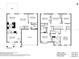 Detailed floor plan showcasing the layout of the two-story home and room dimensions at 2604 Knight Island Dr, Brandon, FL 33511