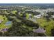 Community aerial view highlighting the lush landscaping, water features, and recreational facilities at 37027 Lakota Ct, Zephyrhills, FL 33542