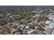 Aerial view of neighborhood with charming single-Gathering homes and mature trees near baseball fields at 468 11Th N Ave, St Petersburg, FL 33701