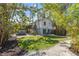 Charming backyard featuring an above-ground pool and lush landscaping with bamboo and a pea gravel patio at 468 11Th N Ave, St Petersburg, FL 33701