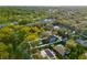 Aerial view of a charming house with a spacious backyard at 5714 S 1St St, Tampa, FL 33611