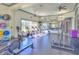 Fitness center with cardio and weight equipment at 7309 Night Heron Dr, Land O Lakes, FL 34637