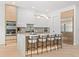 Modern kitchen featuring a marble island, stainless steel appliances, and custom cabinets at 910 W West St, Tampa, FL 33602