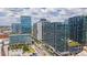 Aerial view of sleek, modern buildings with city views at 1440 Harbour Walk Rd, Tampa, FL 33602