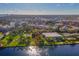 Scenic aerial view of downtown Tampa, highlighting the cityscape, water, and lush green spaces at 1440 Harbour Walk Rd, Tampa, FL 33602