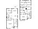 Detailed floor plan showcasing the layout of a two-story house with multiple bedrooms at 2955 Rock Sound St, Bradenton, FL 34208