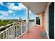 Private balcony offering scenic views and is an inviting outdoor retreat for relaxation and enjoyment at 4516 Seagull Dr # 303, New Port Richey, FL 34652