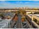 Aerial view showcasing the community's proximity to downtown with vibrant cityscape skyline views at 800 S Dakota Ave # 205, Tampa, FL 33606