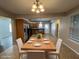 Open concept dining area flowing into the kitchen, great for entertaining guests at 101 W Fern St, Tampa, FL 33604