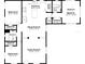 This is the floor plan for the house at 101 W Fern St, Tampa, FL 33604