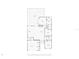 Floor plan of the home layout with bedrooms, living room, kitchen, bathrooms, and garage at 10562 99Th St, Largo, FL 33773